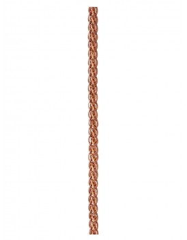 Αλυσίδα Σταυρού Βάπτισης Λαιμού Για Κορίτσι Από Ροζ Χρυσό 14Κ 27431