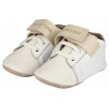 Βαπτιστικά Παπούτσια Αγκαλιάς -Sneakers - BABYWALKER MI 1092 Micro Λευκά/Εκρού