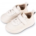 Βαπτιστικά Παπούτσια -Sneakers- BABYWALKER BS 3078 Basic Δ΄έρμα/Ύφασμα Λευκά