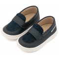 Βαπτιστικά Παπούτσια Για Αγόρι Loafers BABYWALKER BS 3094 Basic Δερμάτινα Μπλε