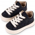 Παπούτσια Βάπτισης - Sneakers- BABYWALKER BW 4278 Δερμάτινα Suede Μπλε