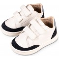 Βαπτιστικά Παπούτσια -Sneakers- BABYWALKER Δερμάτινα BW 4281 Λευκό/Μπλε/Σι΄έλ