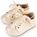 Παπούτσια Βάπτισης -Sneakers- Babywalker BS 3580 Δερμάτινα Εκρού