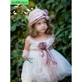 Βαπτιστικό Φορεματάκι Designer's Cat (Cat In The Hat) "Rafaella"    