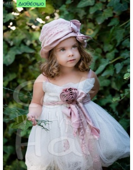 Βαπτιστικό Φορεματάκι Designer's Cat (Cat In The Hat) "Rafaella"    