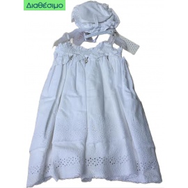 Βαπτιστικό Φόρεμα Guy Laroche Βαμβακερό QLS110010