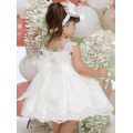 Βαπτιστικό Φόρεμα Mi Chiamo Κ4719-Ι Βαμβακερό Ivory (Εκρού)