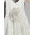 Βαπτιστικό Φόρεμα Με Μπολερό New Life 3030-2 Εκρού Τούλινη Δαντέλα