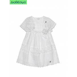 Βαπτιστικό Φόρεμα Guy Laroche QLS160410 Με Μπολερό