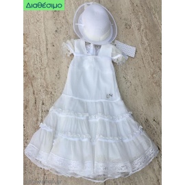 Βαπτιστικό Φόρεμα Βαμβακερό Guy Larohce QLS9409