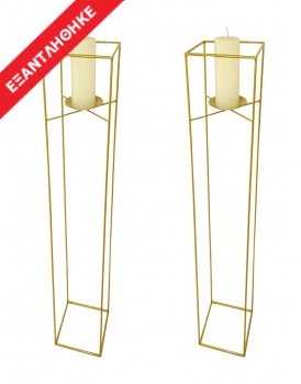 Κηροστάτες Ανθοστήλες Γάμου 183 (Τιμή ανά τεμάχιο)