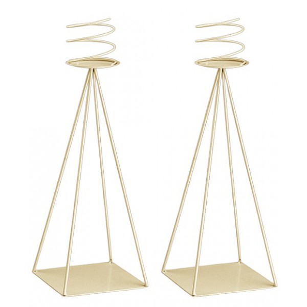 Κηροστάτες Ανθοστήλες Γάμου 671-2700 "Πυραμίδα"  