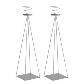 Κηροστάτες Ανθοστήλες Γάμου 671-2701 "Πυραμίδα" (Τιμή ανά τεμάχιο)