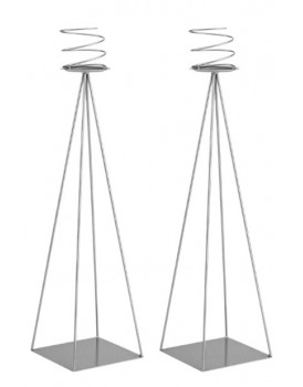 Κηροστάτες Ανθοστήλες Γάμου 671-2701 "Πυραμίδα" (Τιμή ανά τεμάχιο)