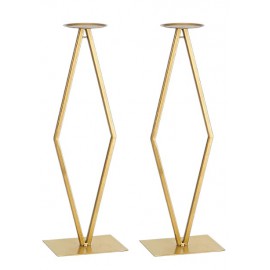 Κηροστάτες Ανθοστήλες Γάμου 671-2702 "Ρόμβος" (Τιμή ανά τεμάχιο)