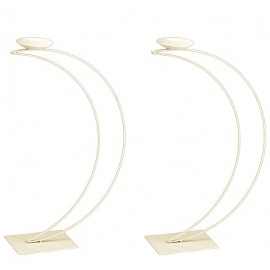 Κηροστάτες Ανθοστήλες Γάμου 671-2703 "Φεγγάρι" (Τιμή ανά τεμάχιο)