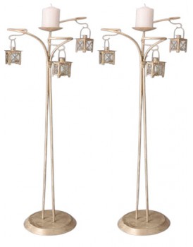 Κηροστάτες Ανθοστήλες Γάμου 208 (Τιμή ανά τεμάχιο)