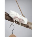 Βαπτιστικό Σαλβάρι Παντελόνα New Life 2934-2 Με Μπολερό Βαμβακερό-Λινό Εκρού