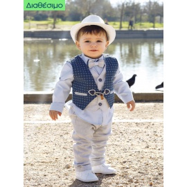 Βαπτιστικό Κουστουμάκι New Life 2403-2