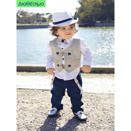 Βαπτιστικό Κουστουμάκι New Life 2405-2