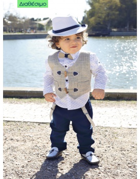 Βαπτιστικό Κουστουμάκι New Life 2405-2