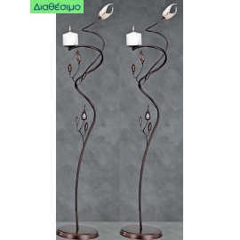 Λαμπάδες Γάμου Φωτιστικά Δαπέδου Σκουριά 800