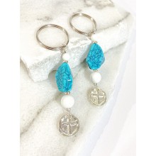 Μαρτυρικά Βάπτισης Για Αγόρι Μπρελόκ Επάργυρο Με Επάργυρο Σταυρό 24069 (50 τεμάχια)