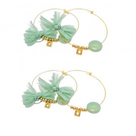 Βαπτιστικά Μαρτυρικά Για Κορίτσι Χειροπέδα Με Επίχρυσο Σταυρό 24Κ A130 (50 τεμάχια)