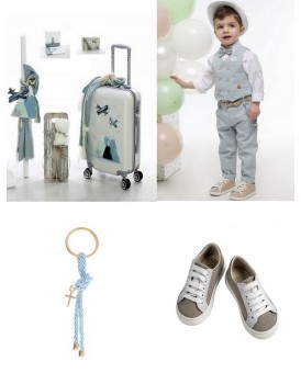 Πακέτο Βάπτισης "Αεροπλάνα" 2330 Με Βαλίτσα