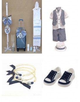 Βαπτιστικό Πακέτο "Αεροπλάνα" 25154 Με Βαλίτσα