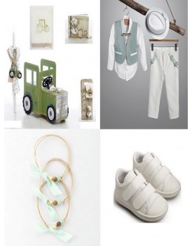 Πακέτο Βάπτισης "Αγρότης Σε Τρακτέρ" 1044