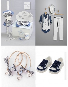 Πακέτο Βάπτισης "Αστέρια - Stars" 29-092/C