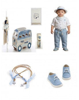 Βαπτιστικό Πακέτο "Μικρός Εξερευνητής-Ταξιδιώτης- Happy Traveller" 1067