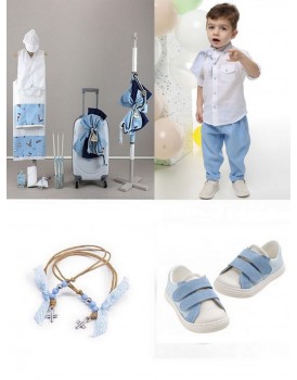 Πακέτο Βάπτισης "Καραβάκι" 23165/A Με Βαλίτσα