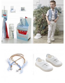 Βαπτιστικό Πακέτο "Καραβάκι" 2324 Με Παγκάκι