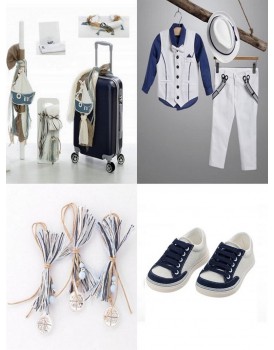 Βαπτιστικό Πακέτο "Καραβάκι" 2360 Με Βαλίτσα