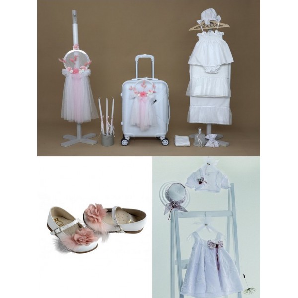 Βαπτιστικό Πακέτο "Λουλούδια" Με Βαλίτσα 25116