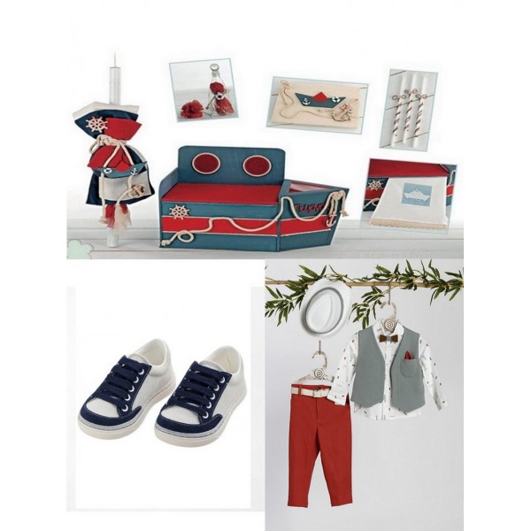 Βαπτιστικό Πακέτο "Ναυτικό" Bellissimo 315/A