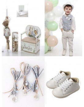 Πακέτο Βάπτισης "Ζωάκια Του Δάσους" Με Παγκάκι 2265