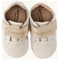 Βαπτιστικά Παπούτσια Αγκαλιάς -Sneakers - BABYWALKER MI 1092 Micro Λευκά/Εκρού