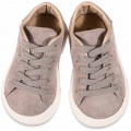 Βαπτιστικά Παπούτσια - Sneakers- BABYWALKER BW 4233 Δέρμα Suede Γκρι