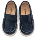 Βαπτιστικά Παπούτσια Για Αγόρι -Loafers- BABYWALKER BW 4313 Δερμάτινα Καστόρ Μπλε