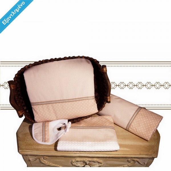 Προίκα Μωρού Lina Baby Πουά Ριγέ 090