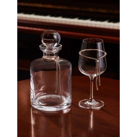 Σετ Γάμου (Καράφα - Ποτήρι) Στολισμένα 602