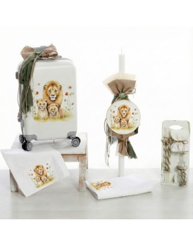Βαπτιστικό Σετ "Λιοντάρι-Ο Βασιλιάς Της Ζούγκλας-Lion King" Με Βαλίτσα Bellissimo ΣΔΣ 26206
