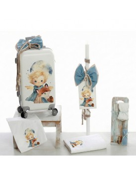 Σετ Βάπτισης "Μικρός Πρίγκιπας" Bellissimo ΣΔΣ 26208 Με Βαλίτσα