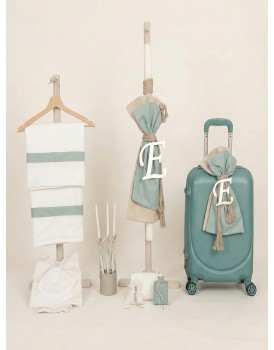 Βαπτιστικό Σετ Για Αγόρι "Μονόγραμμα" Με Βαλίτσα Nounos 26155