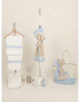 Βαπτιστικό Σετ Για Αγόρι "Μονόγραμμα" Με Τσάντα Nounos 26161