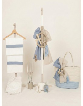 Βαπτιστικό Σετ Για Αγόρι "Μονόγραμμα" Με Τσάντα Nounos 26163