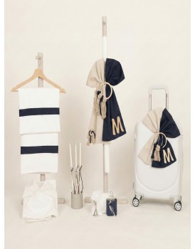 Βαπτιστικό Σετ Για Αγόρι "Μονόγραμμα" Με Βαλίτσα Nounos 26169